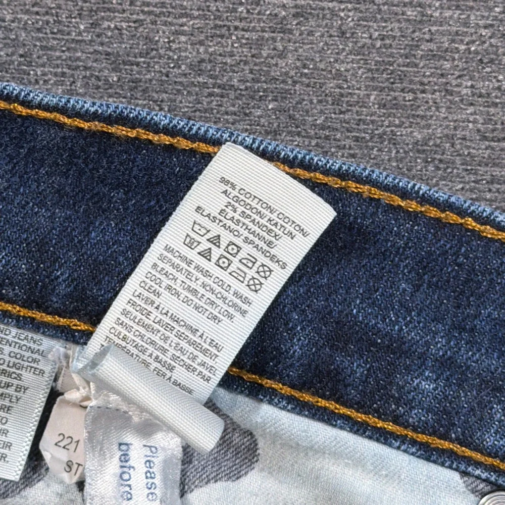 Lucky Brand 221 Original Straight Jeans Men 31x32 Blue Denim Stretch Casual